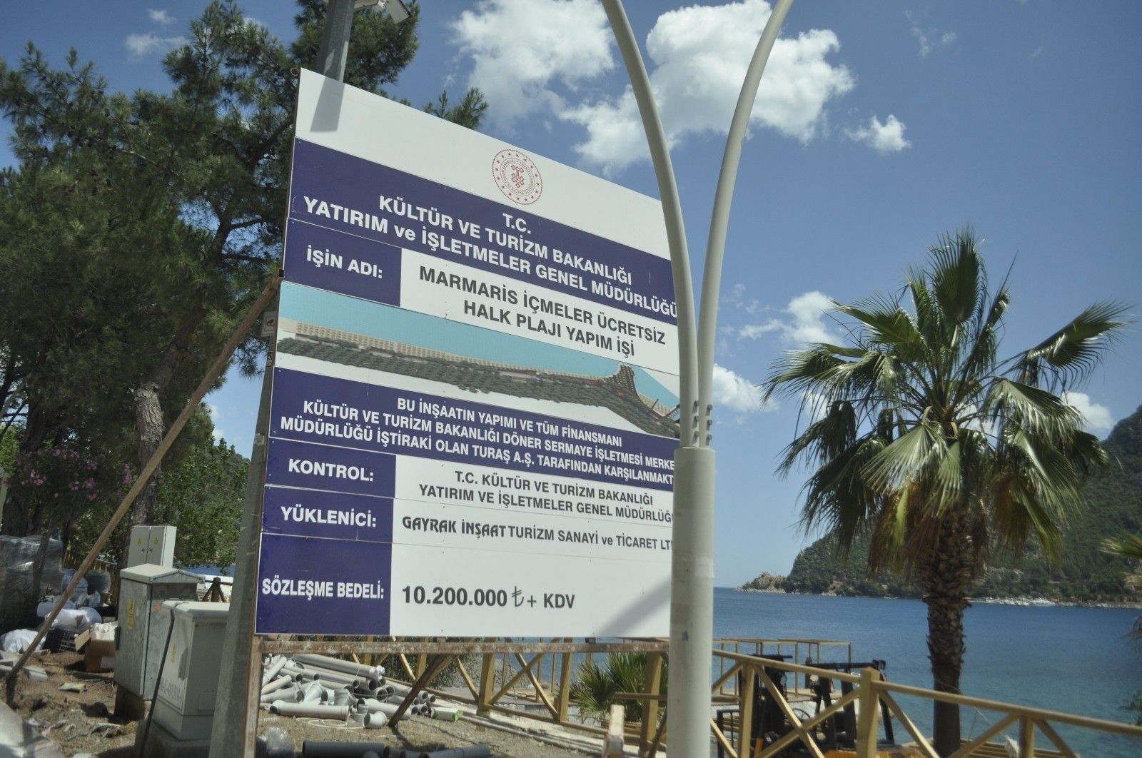 Marmaris'in beş yıldızlı plajı 11 Haziran' da açılacak