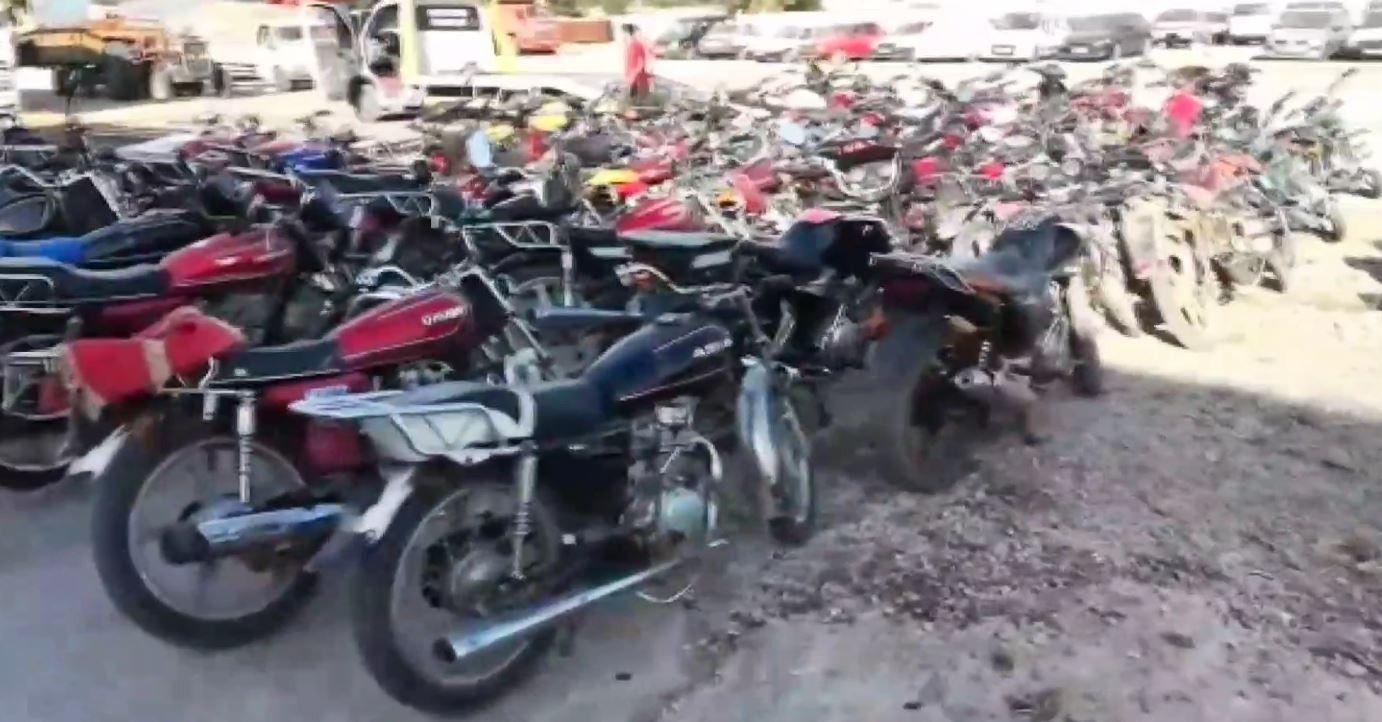 Şanlıurfa'da 154 çalıntı motosiklet ele geçirildi