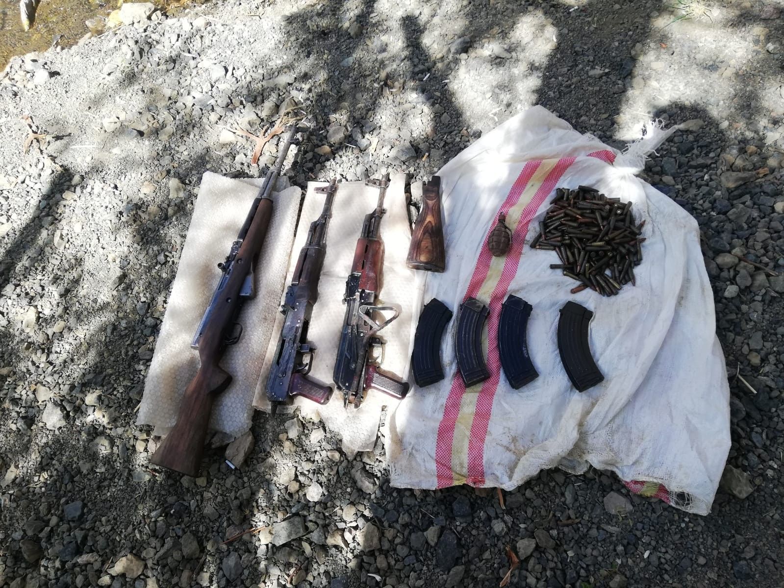 Van'da silah ve mühimmat ele geçirildi