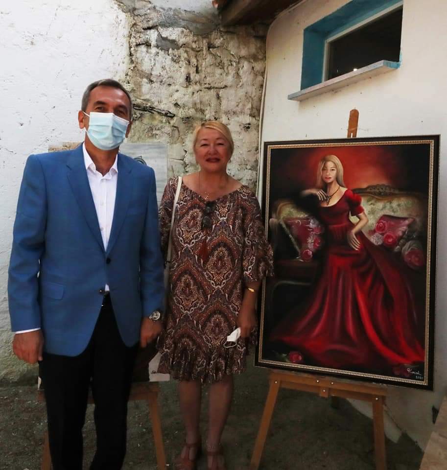 Urlalı kadınların el emekleri sergilendi 