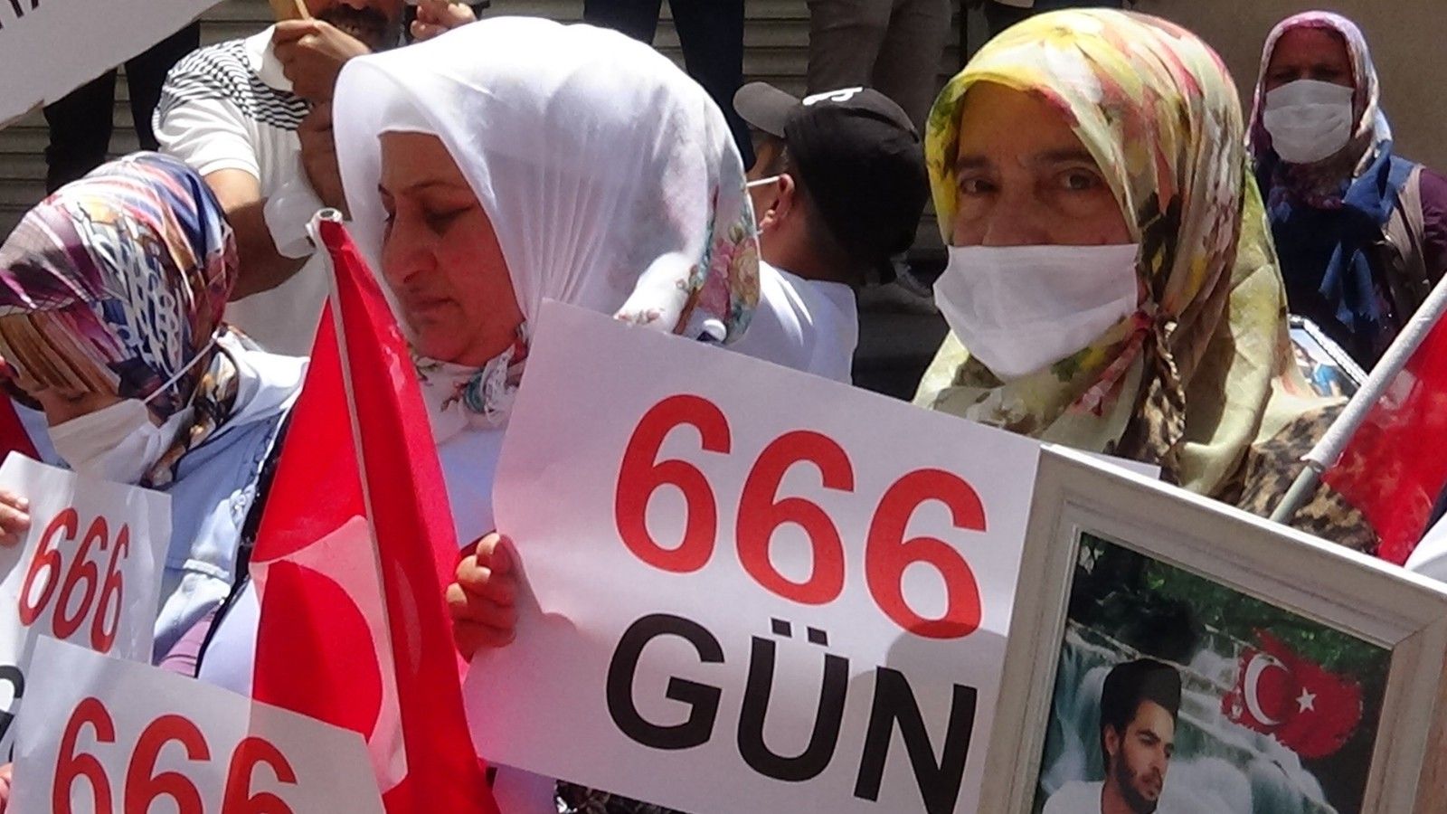 Evlat nöbetindeki ailelerden direnişi 666'ncı gününde de devam ediyor