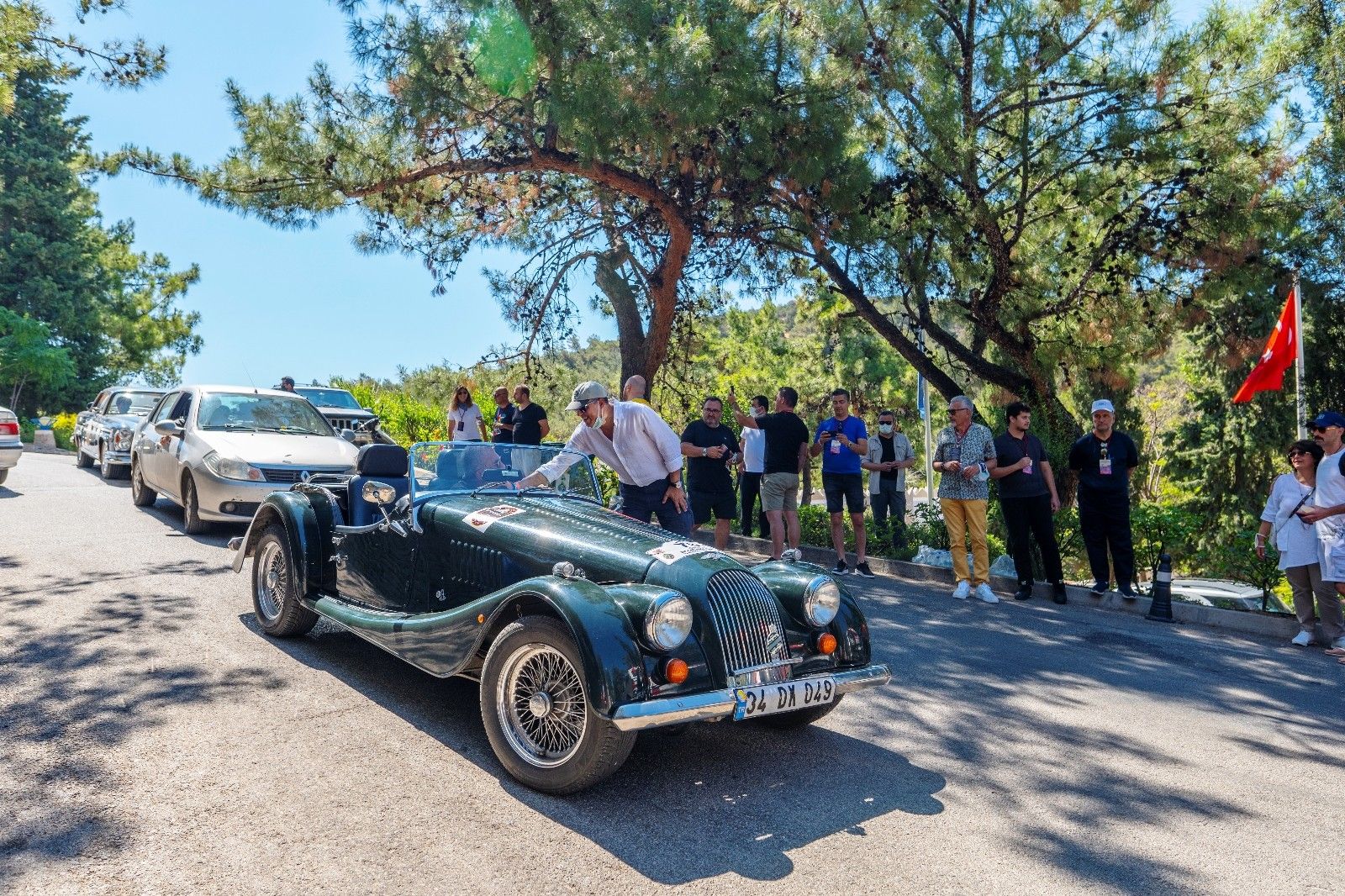 Klasik otomobiller Bodrum'da buluştu