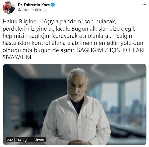 Ünlü isimlerden "Sağlığımız için kolları sıvayalım" çağrısı