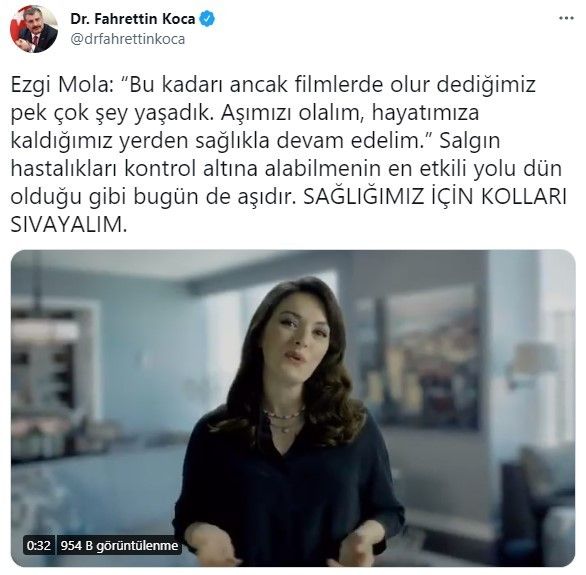 Ünlü isimlerden "Sağlığımız için kolları sıvayalım" çağrısı