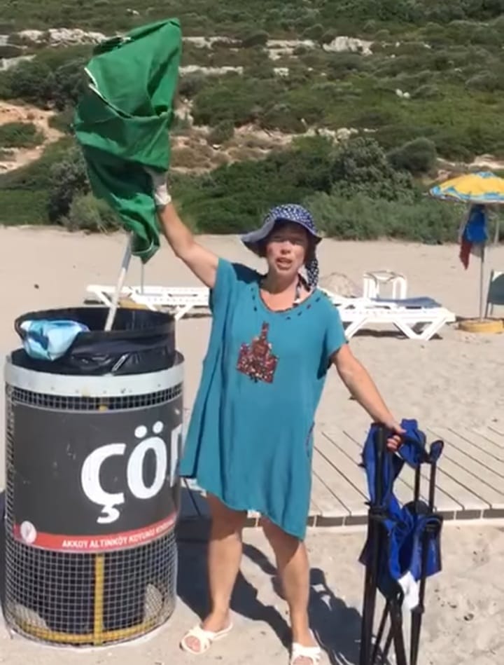 Altınköy plajında örnek proje