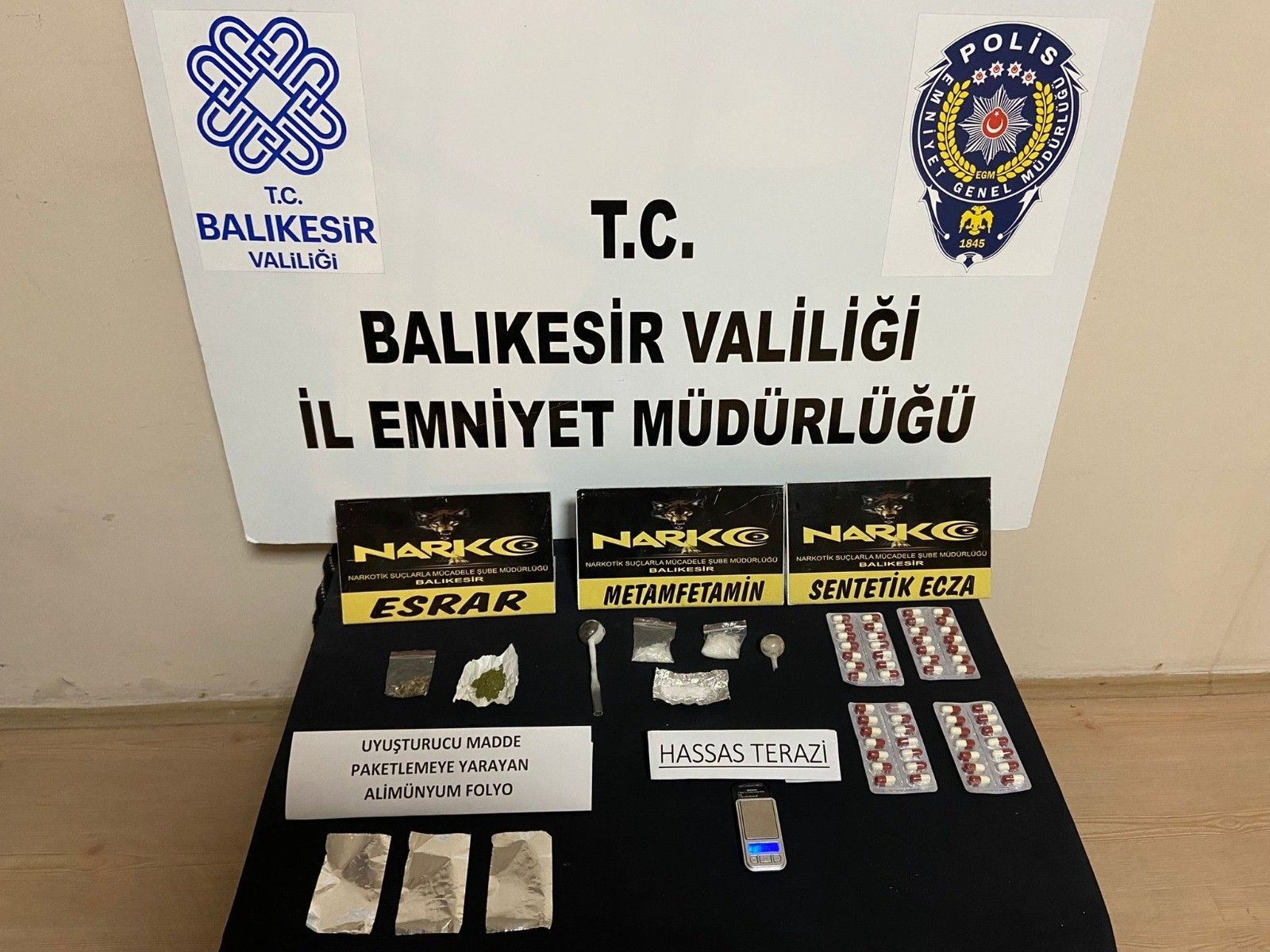 Balıkesir'de 130 gözaltı