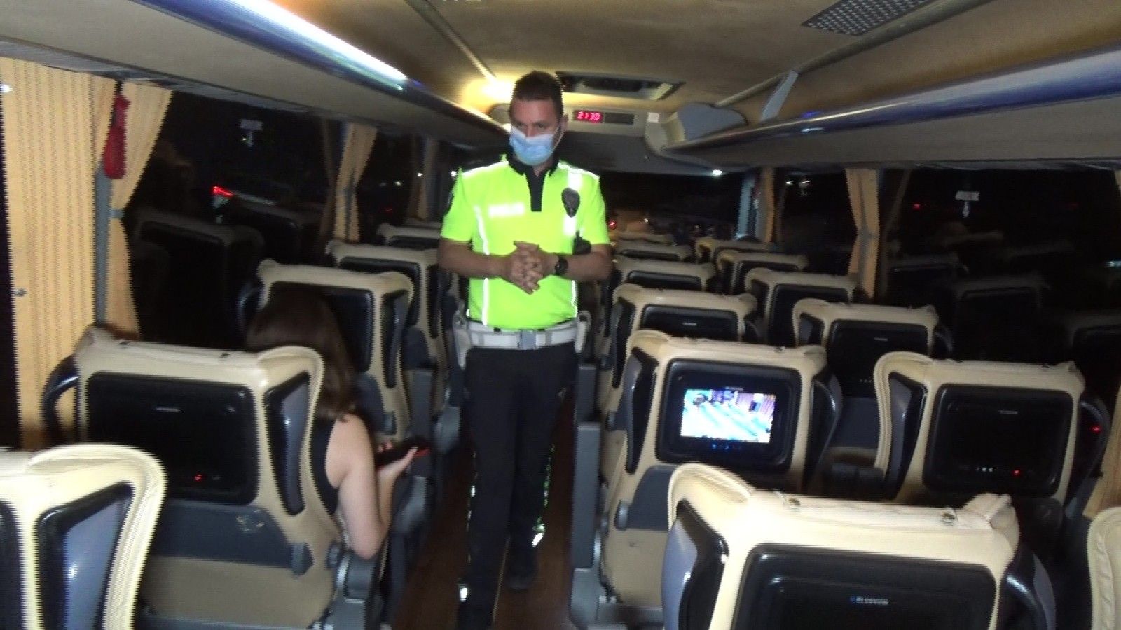 Kazalar sonrası otobüsler tek tek denetlendi