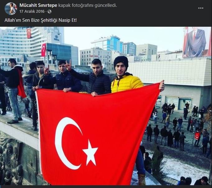 'Allah'ım bize şehitlik nasip et' diye yazdı, 4 yıl sonra şehit oldu