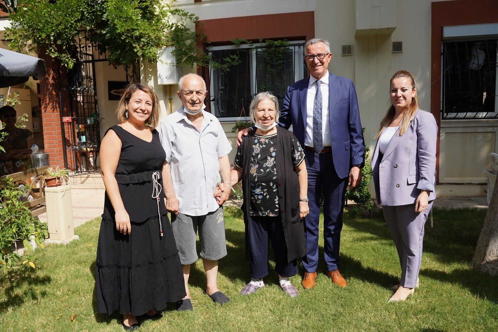 Başkan Arda, alzheimer ve demans hastalarının yanında