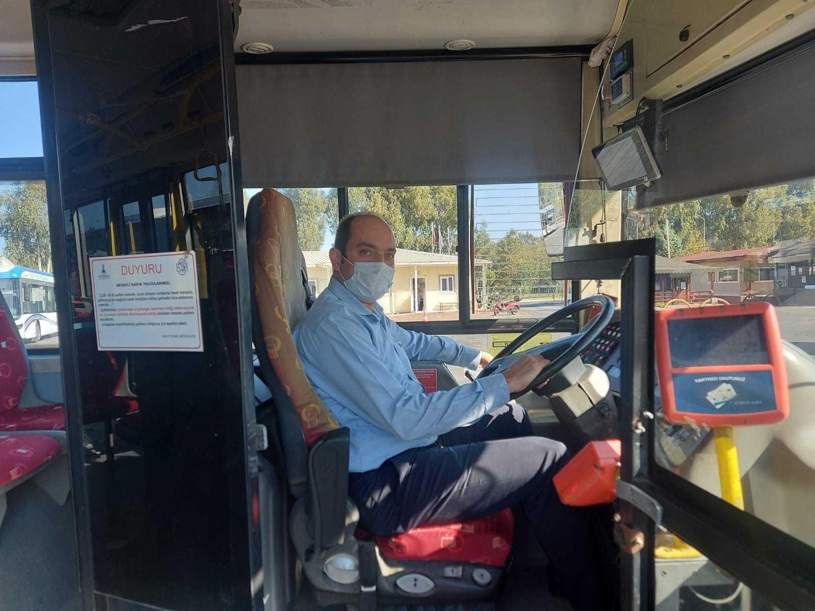 Belediye otobüsü güzergahtan çıkıp bebeği hastaneye yetiştirdi