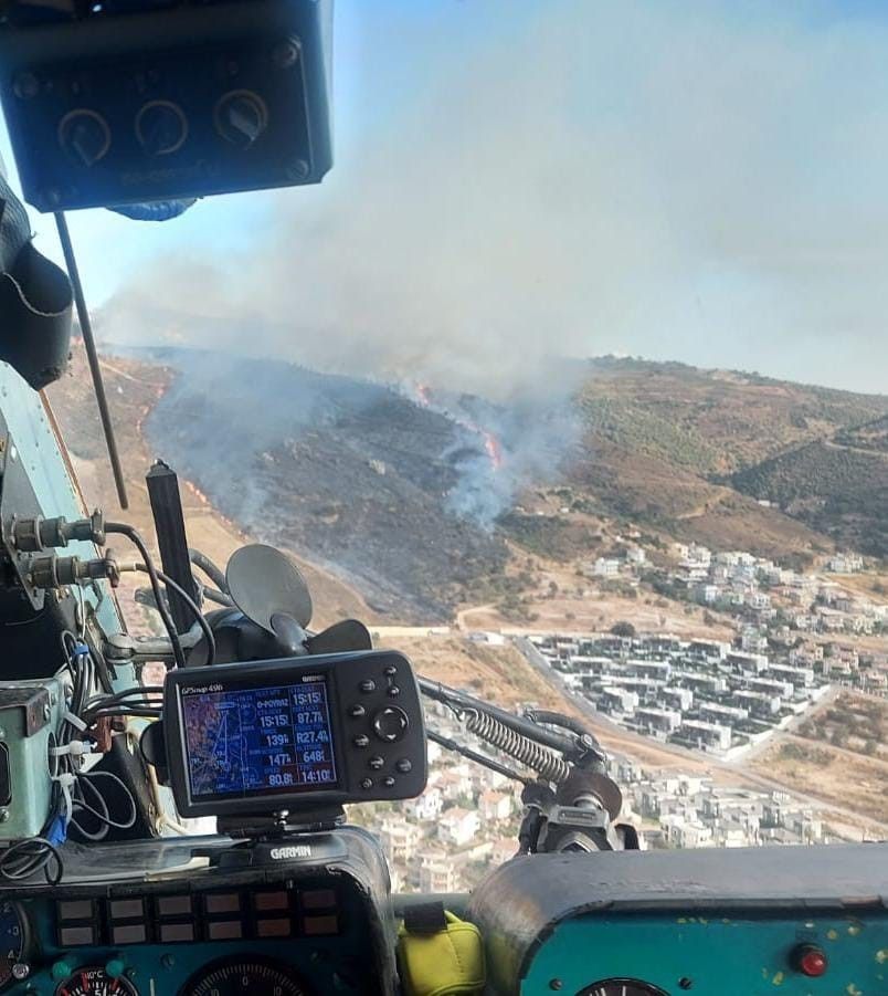 İzmir'de çıkan yangın kontrol altına alındı