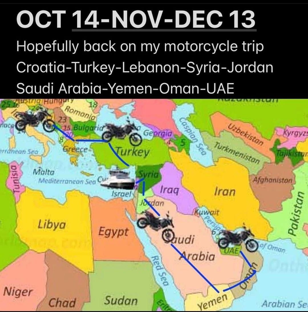 Amerikalı dövme sanatçısı motoru ile dünyayı geziyor