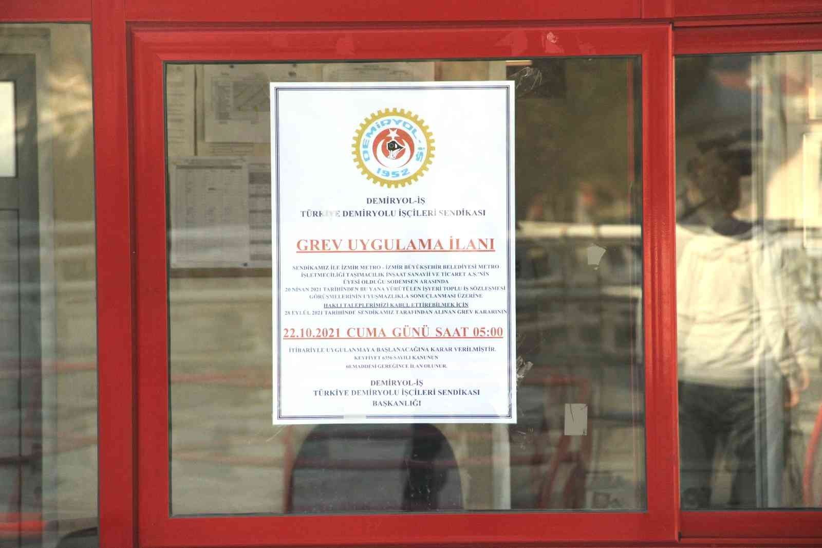 İzmir ulaşımında grev krizi