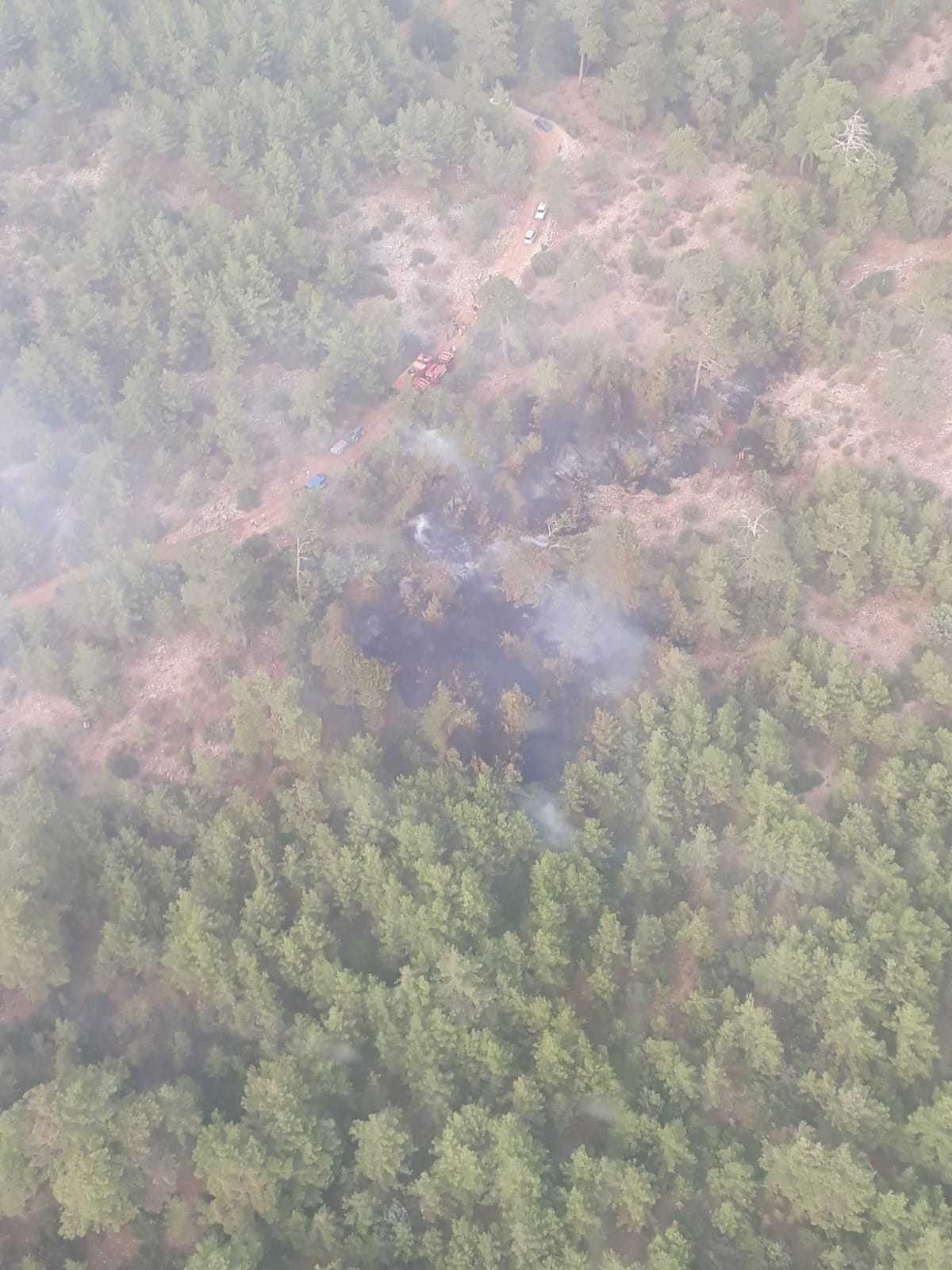 Muğla'da ormana yıldırım düştü, yangın çıktı