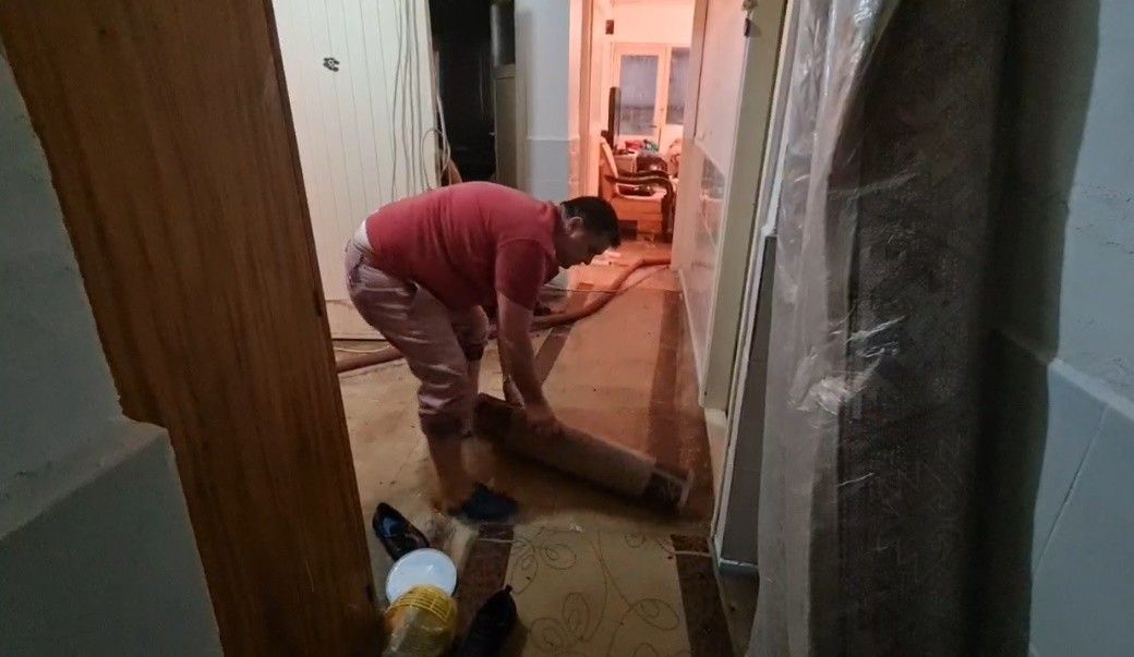 Nazilli'de 10 dakikalık dolu çilesi