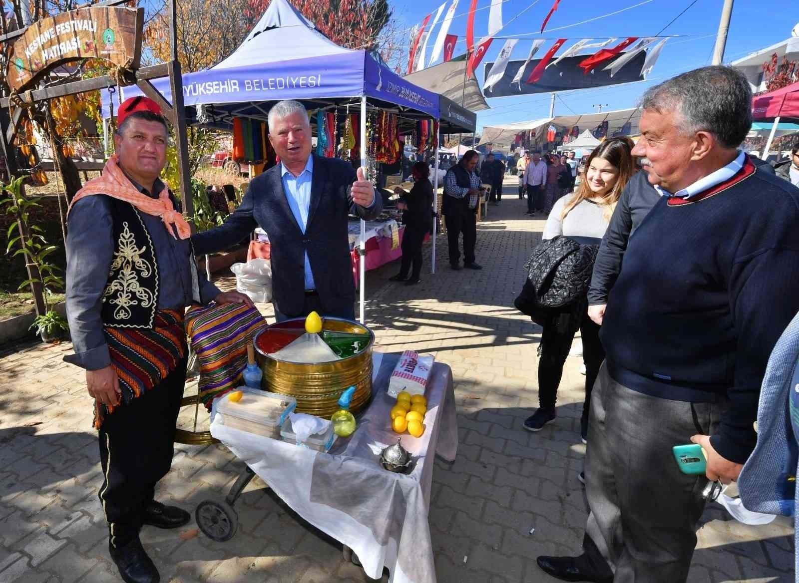 Ödemiş Kestane Festivali ile şenlendi