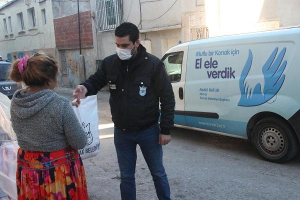 1500 aileye gıda, 250 aileye de kömür yardımı yapıldı..