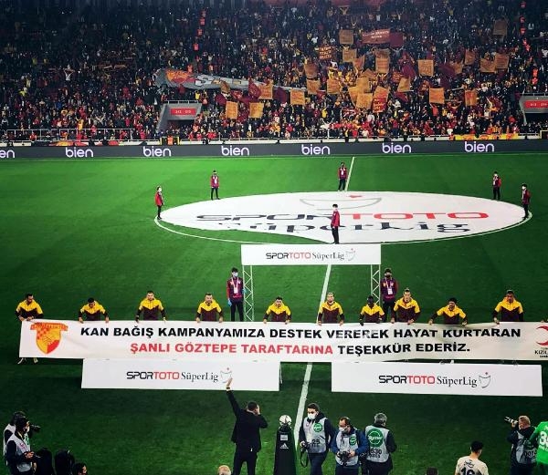 Göztepeli taraftarlardan 1925 ünite kan bağışı