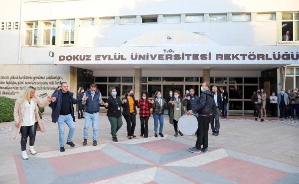 Rektör Hotar: Emeğin ve emekçinin yanındayız