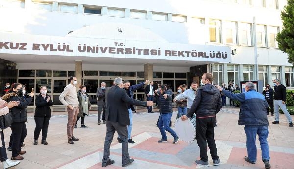 Rektör Hotar: Emeğin ve emekçinin yanındayız