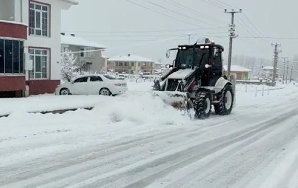 Çanakkale'de kar yağışı