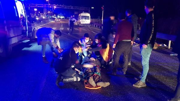 Otomobilin çarptığı bisikletli hayatını kaybetti
