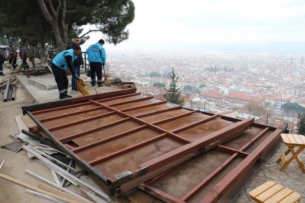 Spil yolundaki görüntü kirliliği ortadan kaldırıldı