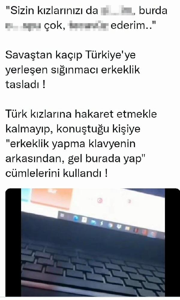 Türk kadınına hakaret eden iki Suriyeli gözaltında