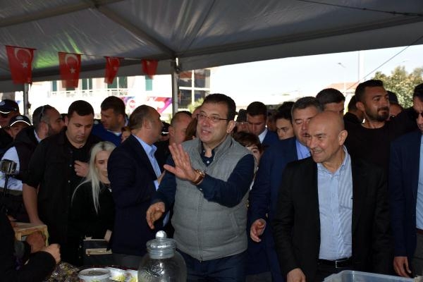 Başkan İmamoğlu, Alaçatı Ot Festivali'nde