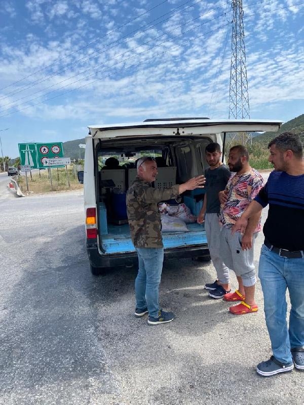 İzmir'de deniz patlıcanı avlayan 6 kişiye 44 bin TL ceza