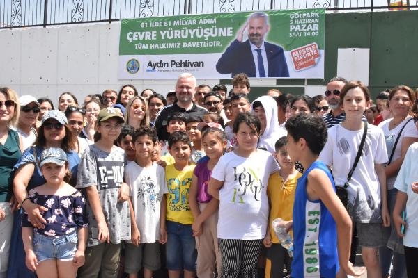 Menemen 'temiz çevre' için yürüdü