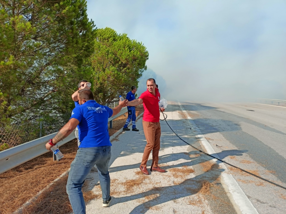 Kızılay İzmir ekipleri yangın bölgelerinde