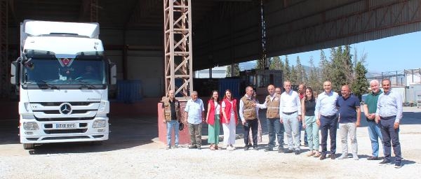 Alaşehir'de üzüm ihracatı başladı, ilk TIR'lar yola çıktı