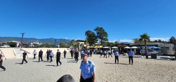Plaj işgaline son! Zabıtan operasyon