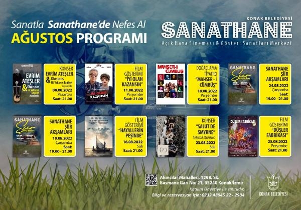 Konak Belediyesi Sanathane'de yaz akşamları etkinlik dolu geçecek