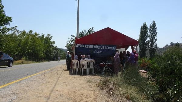 Köylü kadınlar JES'e karşı eylem çadırı kurdu