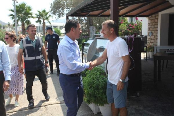 Bodrum Belediye Başkanı Ahmet Aras'tan mahalle ziyaretleri