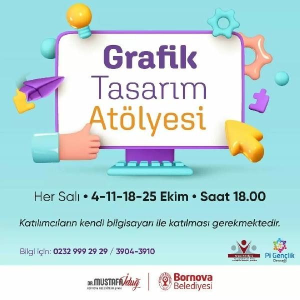 Bornova'da kendini geliştirmek isteyenlere özel atölyeler