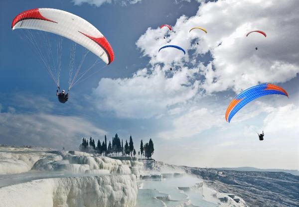 2 milyona 94 bin kaldı! Pamukkale'ye turist akını