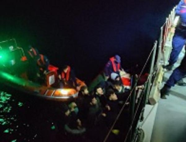 Bodrum açıklarında 39 kaçak göçmen yakalandı