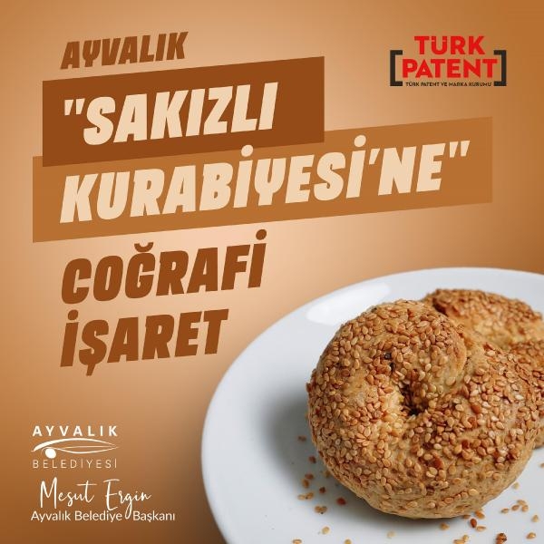 Ayvalık'ın 'sakızlı kurabiyesi' coğrafi işaret aldı