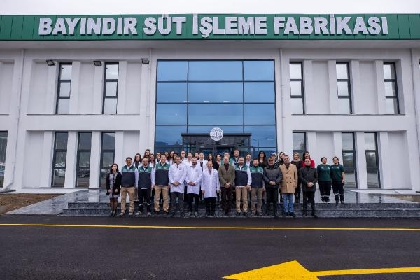 Bayındır Süt İşleme Fabrikası'nda test üretimi başladı