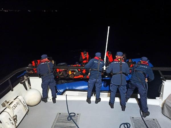 Bodrum'da 67 kaçak göçmen yakalandı