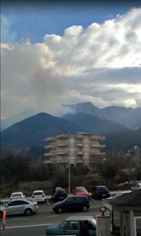 Denizli'de orman yangını: 5 hektar alan zarar gördü