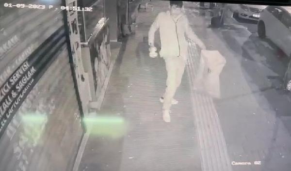Güvenlik kamerası hırsızı görüntüden belirlendi