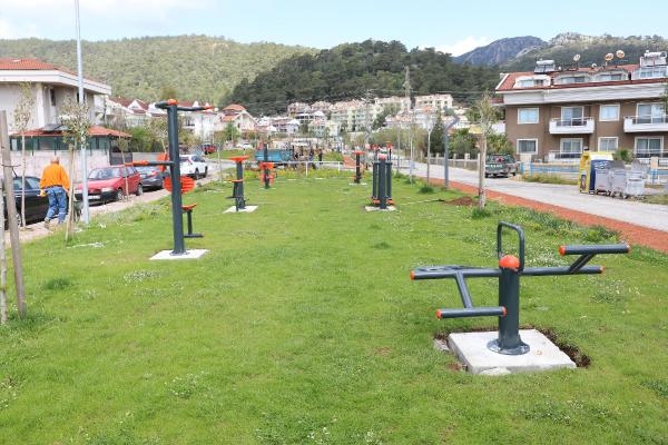 Marmaris'e belediyeden 9 bin metrekare yeni yeşil alan