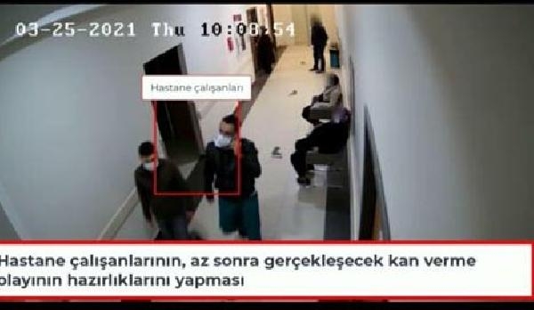Sahte engelliler hastane kamerasında