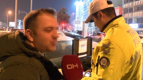 Yeni yılın ilk alkol cezasını yedi!