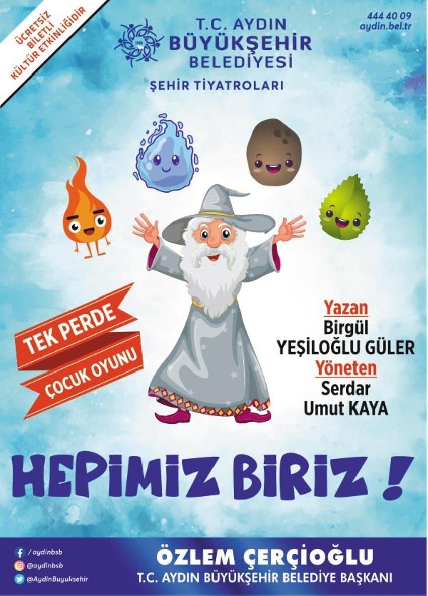 Aydın'da çocuklar tiyatro ile buluştu