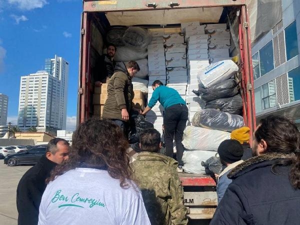 İzmir'de iki il başkanından tedavi altına alınan depremzedelere ziyaret